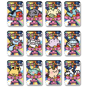 Nouveauté Premium Pokemoned Meowth Vintage Eif Baby Acrylic Mini Blocks Gameboy Cute Fridge Magnet Blind Box Toys for Kids - Product Image 4