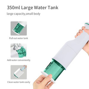 2026 Hydropulseur <span class=keywords><strong>dentaire</strong></span> portable sans fil, 4 modes, 140 psi, 350 ml, OEM personnalisé, IPX7, pour soins bucco-dentaires - Product Image 5