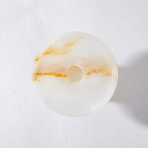 MAXER Bougie de style <span class=keywords><strong>nordique</strong></span> Ins Réchaud à huiles essentielles Réchaud d'aromathérapie en marbre Bougie en <span class=keywords><strong>pierre</strong></span> d'agate Coupe Décoration de la maison - Product Image 3