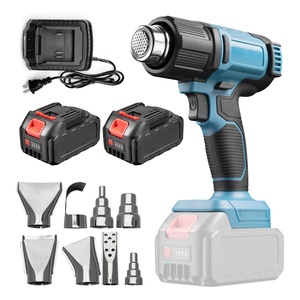 <span class=keywords><strong>Pistolet</strong></span> thermique portable haute puissance <span class=keywords><strong>à</strong></span> affichage numérique, <span class=keywords><strong>sans</strong></span> <span class=keywords><strong>fil</strong></span>, <span class=keywords><strong>à</strong></span> température réglable, rechargeable, pour film thermorétractable, au lithium-ion - Product Image 4