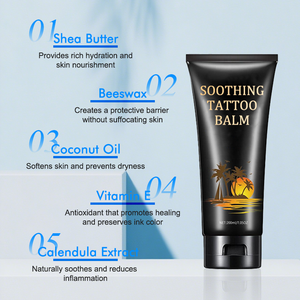 <span class=keywords><strong>Baume</strong></span> apaisant pour tatouage, barrière douce et récupération de la peau avec de la cire d'abeille et du beurre de karité, hydratation longue durée, anti-cicatrices, 200g - Product Image 4