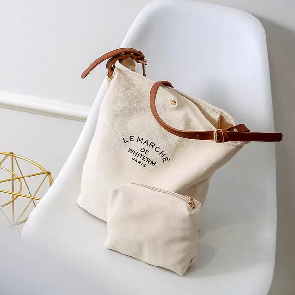 Sacos de sacolas/sacos de algodão promocionais, sacos em branco sacola para compras de lona