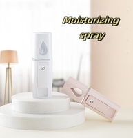 Humidificador Portátil Nano Spray con Carga USB, Vaporizador Facial Pequeño, Enfriador Facial Eléctrico Iónico para Uso en Exteriores
