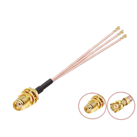 Câble d'extension coaxial YCT SMA femelle U.FL 20 cm multi-têtes IP1 50 ohms 0-6 GHz RG178 RF pour 4G/WiFi