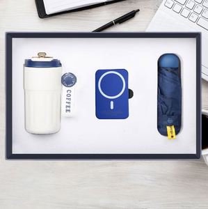 Engravable Companion <b>Gift</b> <b>Set</b> for Employees | Insulated Coffee Mug with Custom Logo & <b>Gift</b> Packaging - Product Image 6