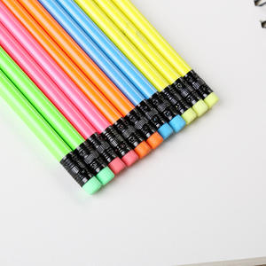 ดินสอ <span class=keywords><strong>Mongol</strong></span> คุณภาพสูงดินสอไม้กราไฟท์มาตรฐาน HB พร้อมยางลบดินสอไม้หมายเลข2 - Product Image 6