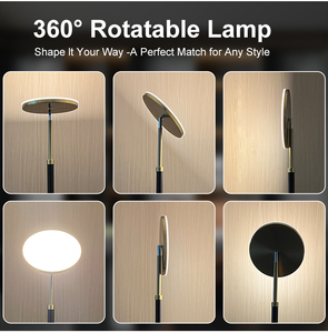 Lámpara de Pie LED de Madera Sólida de 30W, Alto Brillo, Control Remoto, Temperatura de Color Ajustable, Regulable sin Escalonamientos, CRI 90 - Product Image 3