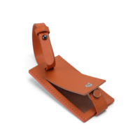 Ensemble de porte-téléphone, porte-passeport et étiquette de bagage en cuir PU souple imperméable personnalisé avec blocage RFID pour les voyages d'affaires, homme et femme