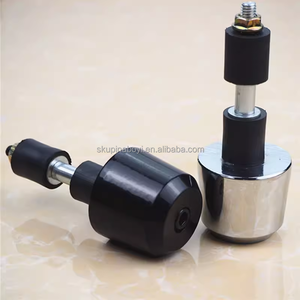 Bouchons d'extrémité de <span class=keywords><strong>guidon</strong></span> de <span class=keywords><strong>moto</strong></span> rétro universels Poignées Capuchons de poignée Curseurs adaptés aux motos - Product Image 2