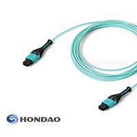 Cordon de brassage à perte standard compatible OM3 MTP MPO/MTP, 12 fibres, Type B femelle UPC 3.0mm, câble de tronçon aquatique LSZH
