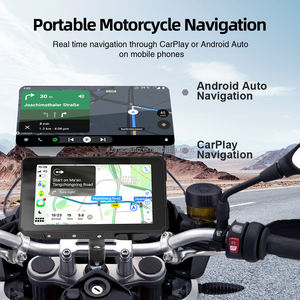 신형 오토바이 GPS 내비게이션 5인치 HD 터치스크린 IP67 방수 안드로이드 카플레이 마그네틱 퀵 릴리즈 도난 방지 - Product Image 5