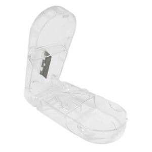 Cortador de Pastillas Mini 2 en 1, Divisor de Medicamentos Portátil con Estuche de Almacenamiento, Cortador de Tabletas con Agarre en V, Cortador de Medicamentos Transparente, Venta al por Mayor - Product Image 2
