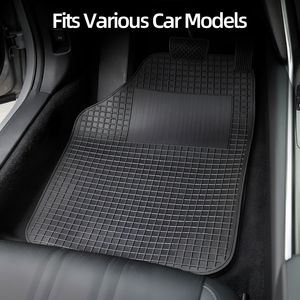 Alfombrillas Universales para Auto, 4 Piezas, de Goma Resistente, Impermeables, para Todo Clima, Envío Directo desde la UE, Stock en Polonia - Product Image 3