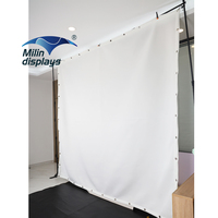 Écran d'impact pour simulateur de golf 10FT 8FT, entraînement en garage, écran d'impact ultra clair avec œillets pour une utilisation à domicile en intérieur