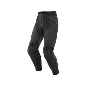 Pantalon de moto de course à double poches, respirant, coupe-vent, en cuir de vachette Cordura. - Product Image 1