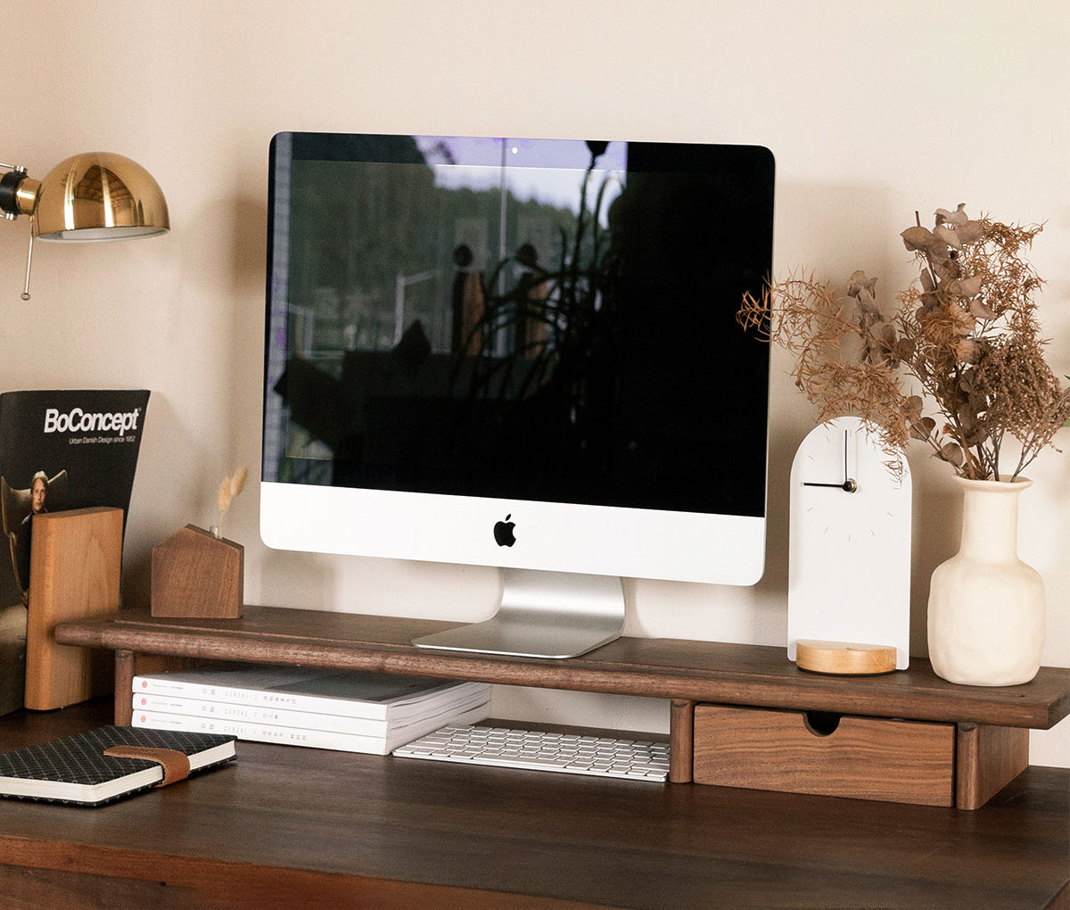 Noyer Bois avec Tiroir