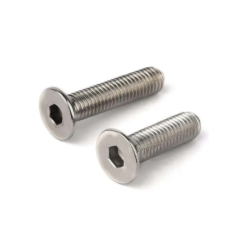 Hex ổ cắm đầu Máy Vít phẳng chìm nhỏ màu đen Allen Bolt