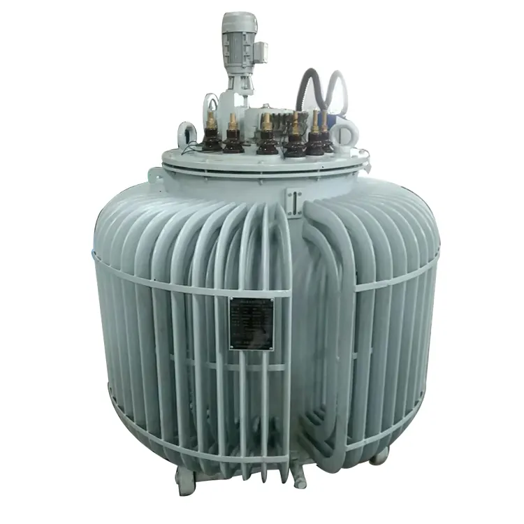 Oil immersed variable voltage regulator variac transformer 500KVA 380V 0-430V 0-750V