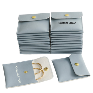 Sac de rangement pour bijoux multicolores, pochette compacte en cuir PU pour femmes, pour ranger les bagues et les boucles d'oreilles, pour les voyages et le rangement quotidien - Product Image 1