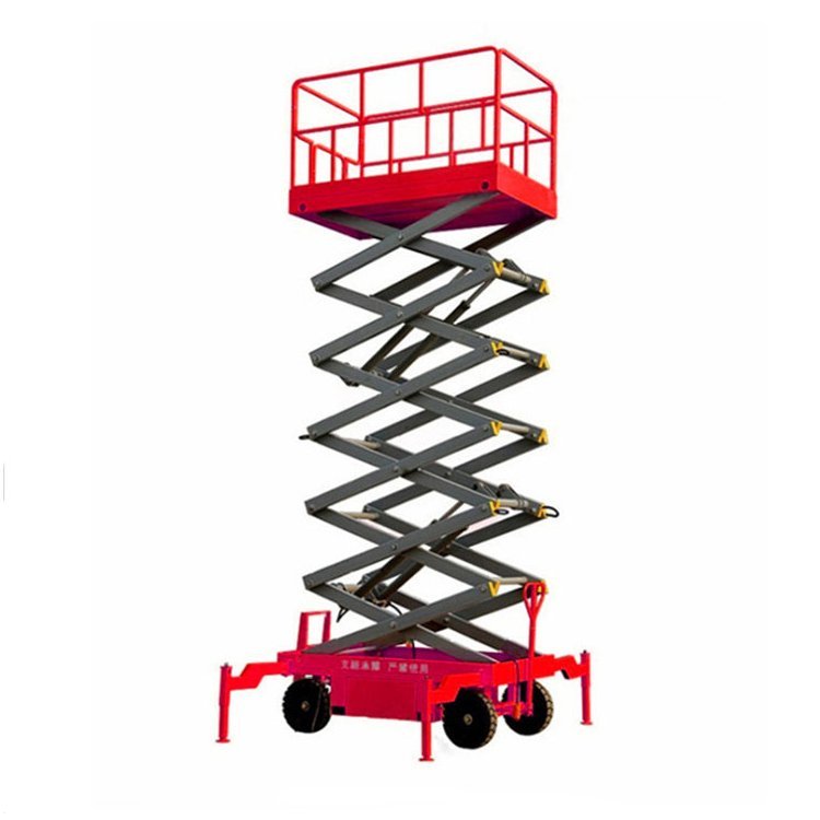 Лидер продаж, Китай, мобильный ножничный подъемник, гидравлический колесный автоматический подъемник, Мобильная платформа для продажи