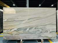 Dalle de Quartzite veinée violette de qualité supérieure Aquarella moderne Quartzite comptoir de cuisine revêtement de sol extérieur salle de bain Villas murales