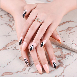 <span class=keywords><strong>Uñas</strong></span> Artificiales de ABS Ecológicas, Color Nude, Cobertura Total, Pre-diseñadas, Certificadas por la CE, con Pegamento, Caja de 24 Piezas, <span class=keywords><strong>para</strong></span> <span class=keywords><strong>Mujer</strong></span> - Product Image 4