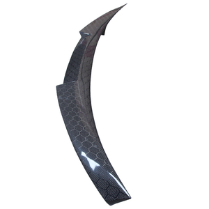 For B9 B9.5 Sedan M4 Style Honeycomb Carbon Fiber <b>Rear</b> <b>Spoiler</b> Trunk Wing 2016-2023 - Product Image 5