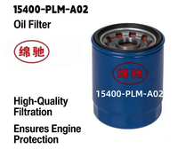 Vente directe usine – Filtre à huile moteur 15400-PLM-A02 15400-RAF-T01 15400PLMA02 pour pièces moteur