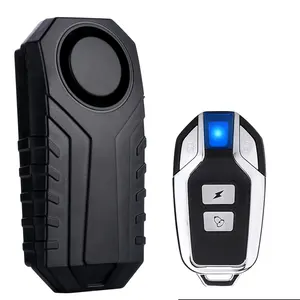 Alarm Pencuri Sepeda dengan Fungsi SOS, Aksesori Alarm Sepeda Motor Tanpa Kabel Remote Control