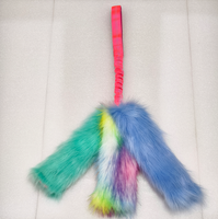 Jouets de traction pour chien en fausse fourrure élastique, motif pieuvre, édition bonbons, pour la trottinette.