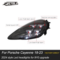 [1979LL] alta calidad 2018 2019 2021 2023 9Y0.1 Actualización de faros delanteros a 2024 faros Led de estilo de matriz para Porsche Cayenne 9Y0 9YA