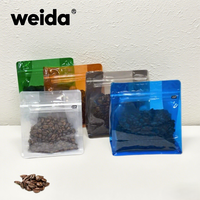 Sachets en feuille PET/BOPP triangulaires personnalisés avec impression en gravure, scellables, de qualité alimentaire pour lait, gâteaux, chewing-gum, sucre