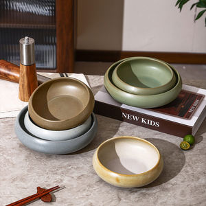 Cuenco de cerámica Retro para sopa, cuenco grande para mezclar ensaladas, porcelana, <span class=keywords><strong>Sushi</strong></span>, Sashimi, plato hondo, fruta, postre, cuenco para servir - Product Image 1