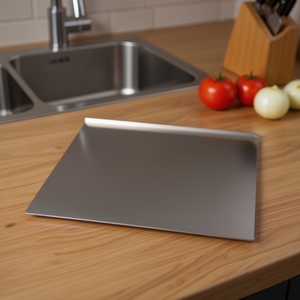 Planche à découper en acier inoxydable 304 Kesu, 27,6 x 19,7 pouces, rectangulaire, robuste, passe au lave-vaisselle - Product Image 2