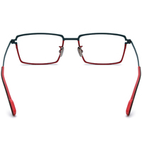 Gafas Borregls con Montura de Titanio Colorida para Hombre, Diseño Cuadrado de Marca 2025, Lentes Ópticas de Alta Calidad para Mujer, Modelo 185904