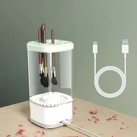 Sikat kosmetik USB otomatis, sikat pembersih Spinner mesin cuci Pengering sikat Make Up listrik