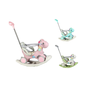 Caballito Mecedor Multifuncional para Interiores, Juguete Musical para Bebés, Caballito de Juguete de Plástico Resistente - Product Image 5