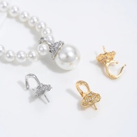 Promotion : Pendentif universel plaqué or 14 carats avec perle œil de mouton et fermoir pour accessoires de collier faits main DIY