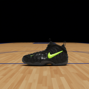 Chaussures <span class=keywords><strong>de</strong></span> <span class=keywords><strong>basket</strong></span>-ball <span class=keywords><strong>Nike</strong></span> Foamposite Pro Mid Top pour hommes, semelle extérieure en caoutchouc noir, semelle intermédiaire en EVA - Product Image 2