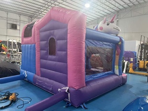 Unicorn Jump Slide Combo 4x4x4m Casa de salto inflable | Tobogán inflable para niños de salto - Product Image 5