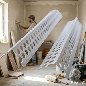 Mejores Perfiles de Pladur para Interiores, Suministro de Fábrica, Esquina de Pared con Malla de Fibra de Vidrio, Esquina de <span class=keywords><strong>PVC</strong></span> Vinílico <span class=keywords><strong>Blanco</strong></span> - Product Image 5