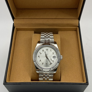 Montre avec mouvement NH35, mouvement automatique NH35 de qualité, montre NH35 avec chiffres arabes, cadran avec calendrier - Product Image 6