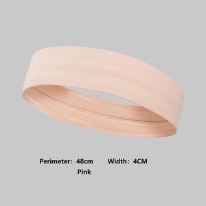 Diadema de entrenamiento para correr, cinta de pelo sólida para gimnasio, Yoga, diadema deportiva personalizada - Product Image 3