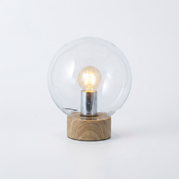 Lámpara de Mesa Moderna con Pantalla de Tela Blanca y Patrón 3D de Perro, Decoración de Iluminación Interior OEM, Base de Madera