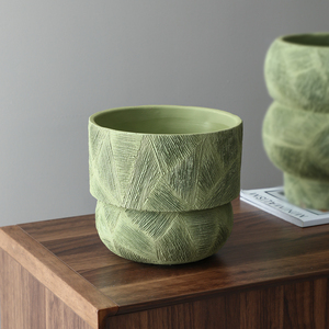 <span class=keywords><strong>Vaso</strong></span> Decorativo Rotondo in <span class=keywords><strong>Cemento</strong></span> Flolenco, <span class=keywords><strong>Vaso</strong></span> per Fiori da Tavolo per Decorazione Centrotavola - Product Image 3