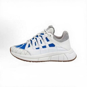 <span class=keywords><strong>Sneakers</strong></span> Sportive da <span class=keywords><strong>Uomo</strong></span> di Lusso Firmate Versace di Alta Qualità in Vera <span class=keywords><strong>Pelle</strong></span> Traspiranti con Lacci per Camminata con Rialzo - Product Image 4