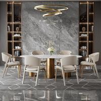 Chaise de salle à manger de luxe en acier inoxydable, design italien moderne, revêtement en cuir, finition chrome doré, mobilier pour la maison, le bar et le restaurant