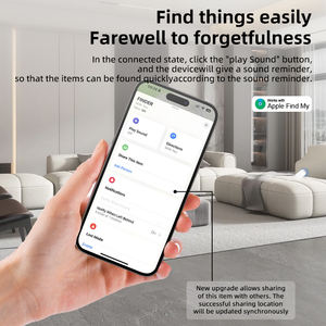 Étiquette intelligente pour collier de chien Couvercle d'étiquette pneumatique Certifié OEM MFi Détecteur de clé Bluetooth Compatible avec Localisateur d'étiquette pneumatique intelligente Find My Smart - Product Image 5