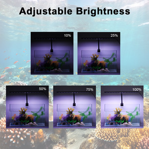 Lampada LED Ultra Sottile per Acquario a Spettro Completo con Clip, in Lega <span class=keywords><strong>di</strong></span> Alluminio, con Modalità Alba e Tramonto, Illuminazione Dimmerabile - Product Image 5