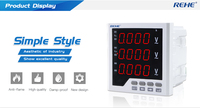 Vu MeterThree Fase Digital Cerdas Voltmeter Voltmeter Panel Meter Tampilan Tegangan